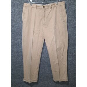 Tommy Hilfiger Mens Khaki Pants Size 36x30 Chino Casual Cotton Beige Trousers